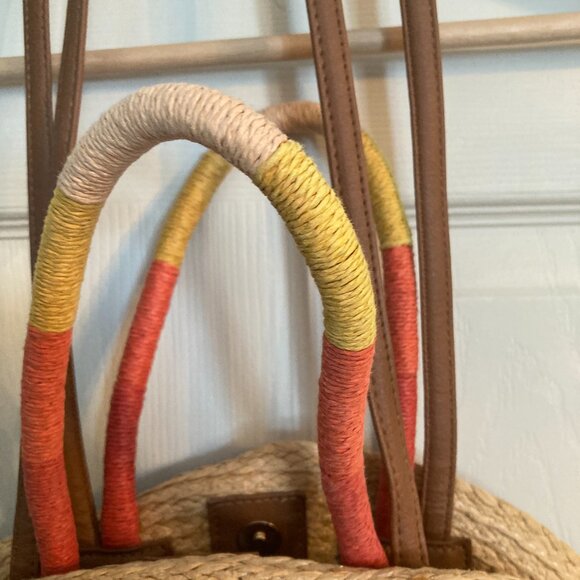 Summer / Beach Wicker Bag -EUC - Picture 4 of 6